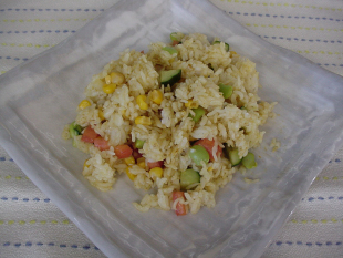 サラダ風麦ごはんの画像 サラダ風麦ごはんの画像