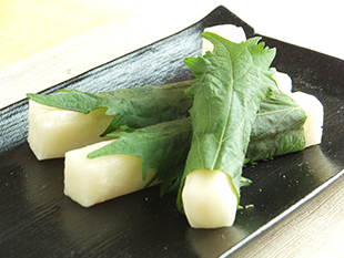みそ大葉巻き餅の画像 みそ大葉巻き餅の画像