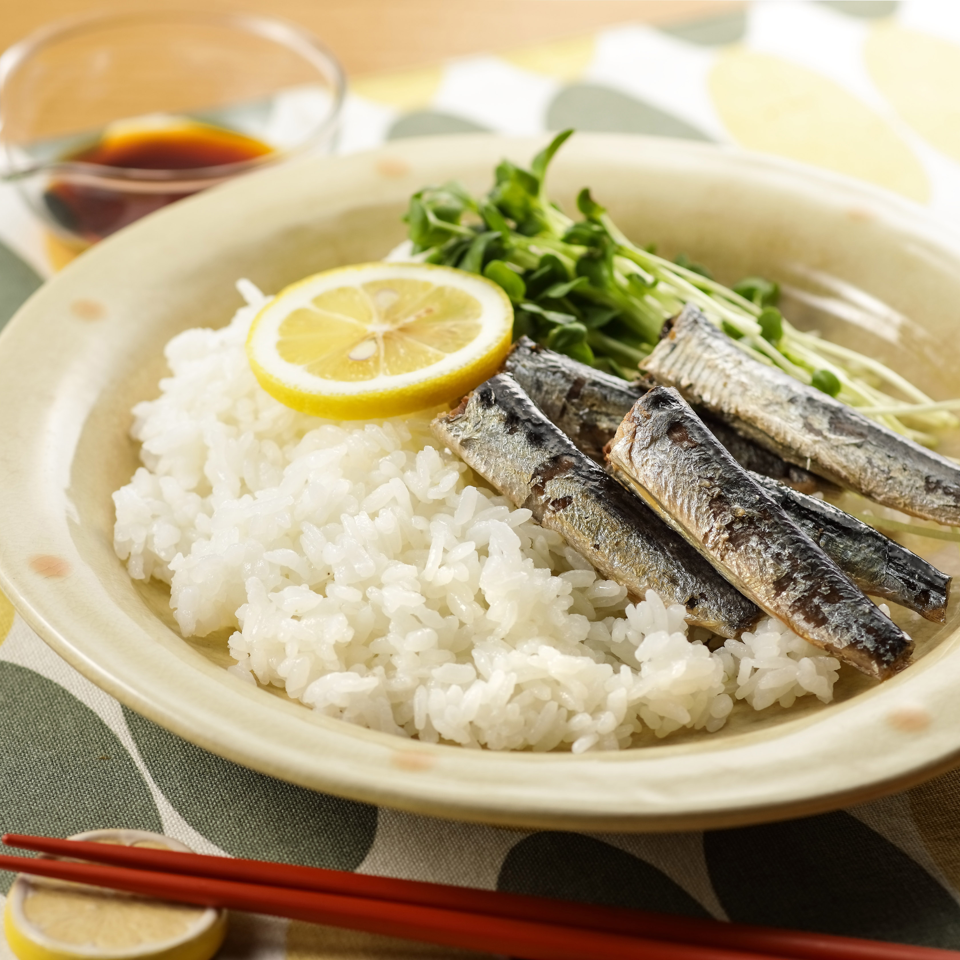 オイルサーディン丼の画像