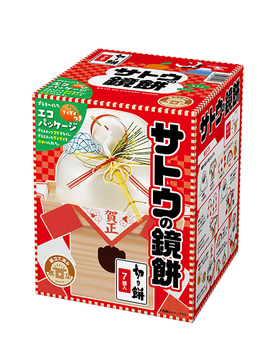サトウのサッと鏡餅 切り餅入り　350gの画像